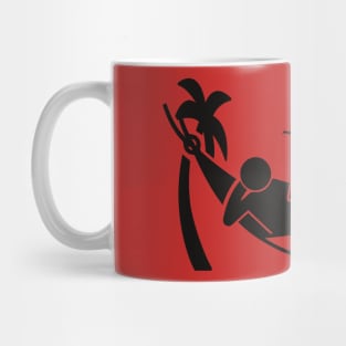 Rest on a hammock. Mug